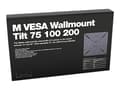 Miniatyrbilde 2 av 5: Multibrackets M VESA Wallmount Tilt - Monteringssett (tippeveggmontering) - for LCD-skjerm - svart - skjermstørrelse: 14"-24" - veggmonterbar