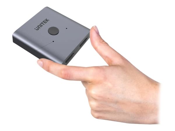 Unitek V1127A - HDMI-splitter - 19 pin mini HDMI Type C hunn til 19 pin mini HDMI Type C hunn - romgrå