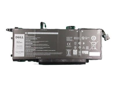 Dell Type NF2MW - Batteri för bärbar dator - ersättning för utvalda laptops - litiumjon - 4-cells - 52 Wh - för Latitude 7400 2-in-1, 9410 2-in-1