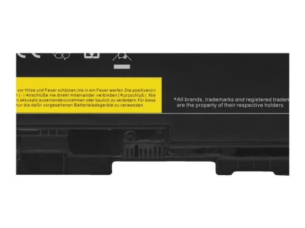 Green Cell - Batteri til bærbar PC (tilsvarer: Lenovo 42T4832) - litiumion - 3-cellers - 3600 mAh - svart - for Lenovo ThinkPad T400s; T410s; T410si
