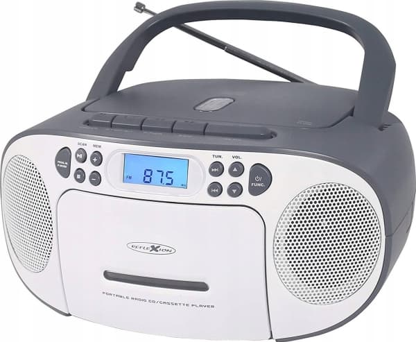 CD-radio Reflexion RCR2260GR FM Gråhvid