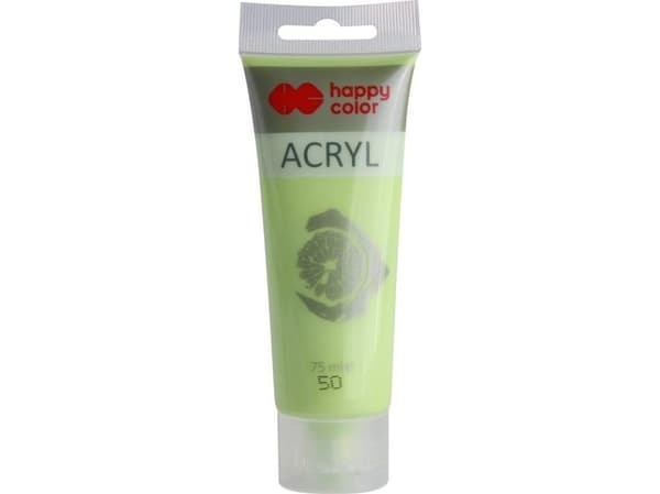 Acrylic paint 75 ml lime HAPPY COLOR