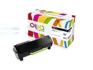 OWA - Very High Yield - svart - kompatibel - boks - gjenfabrikert - tonerpatron (alternativ for: Lexmark 50F2U00, Lexmark 50F2U0E) - for Lexmark MS51