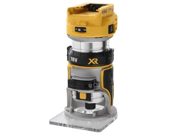 Cordless router DEWALT DCW600N-XJ, 18 V, 8 mm, without batteries and charger - SOLO