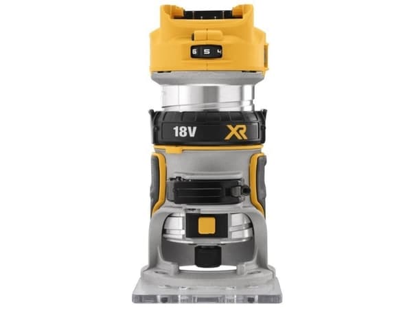 Cordless router DEWALT DCW600N-XJ, 18 V, 8 mm, without batteries and charger - SOLO