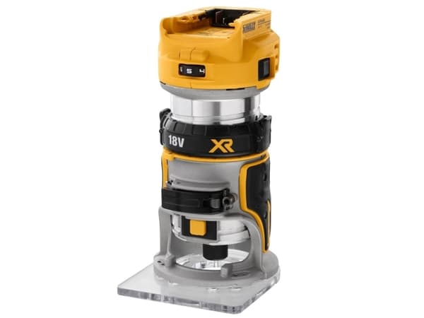 Cordless router DEWALT DCW600N-XJ, 18 V, 8 mm, without batteries and charger - SOLO