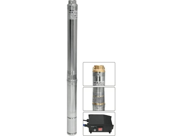 Yato YT-85300, Sentrifugalpumpe, 370 W, AC, 5400 l/t, Sort