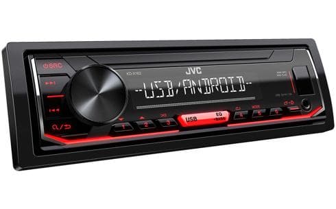 JVC KD-X162, Sort, 1 DIN, 200 W, 4.1 kanaler, 50 W, 20 - 20000 Hz