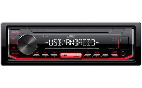 JVC KD-X162, Sort, 1 DIN, 200 W, 4.1 kanaler, 50 W, 20 - 20000 Hz