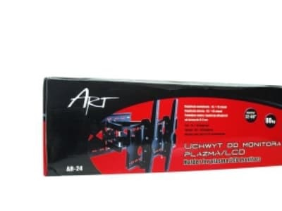 ART AR-24 - Monteringssett (leddelt veggmontering) - for flatpanel - metall - svart pulverjakke - skjermstørrelse: 32"-60" - veggmonterbar