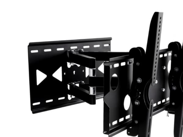 ART AR-24 - Monteringssett (leddelt veggmontering) - for flatpanel - metall - svart pulverjakke - skjermstørrelse: 32"-60" - veggmonterbar