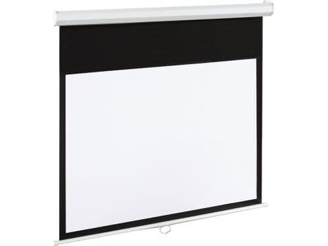 ART EM-150 - Projektorduk - takmontering, väggmontering - motoriserad - 150" (381 cm) - 4:3 - Matte White