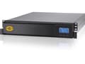 Miniatyrbilde 1 av 5: Orvaldi V1000 on-line 2U LCD, Dobbeltkonvertering (Online), 1 kVA, 800 W, Sinus, 110 V, 300 V