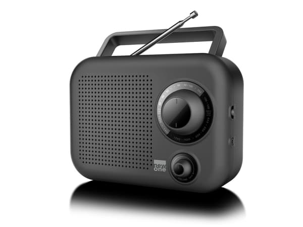 NewOne R210, Bærbar, Analog, FM, MW, Sort, Rotasjon, C