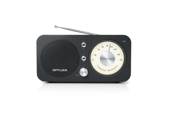 Muse M-095 BT, Bærbar, FM, 88 - 108 MHz, 5 W, Sort, Rotasjon