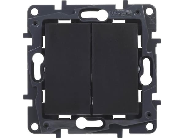 Legrand Switch 2Kl Musta