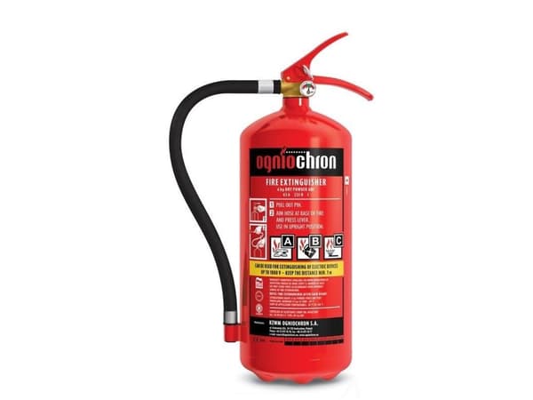 Ogniochron Dry Powder Fire Extinguisher Gp-6X 6Kg