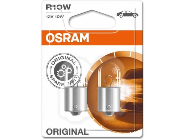 Osram Original - Metal Base R10W - 10W - 12V - Blister - 2 stk.