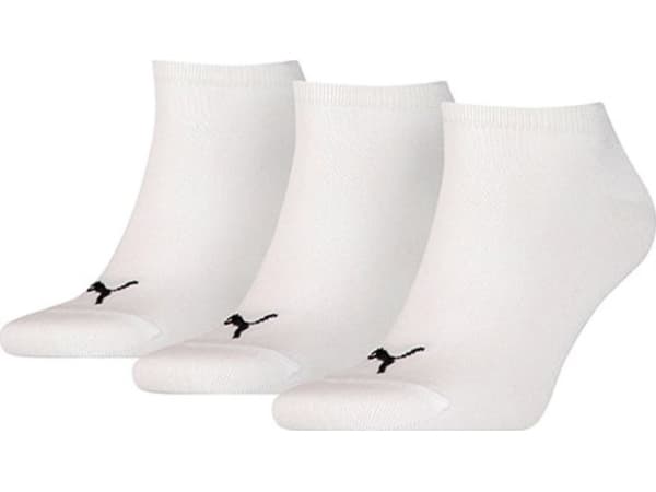 PUMA invisble - Sportstrumpor - Vuxen - 3 st. vit 43/46, Voksen