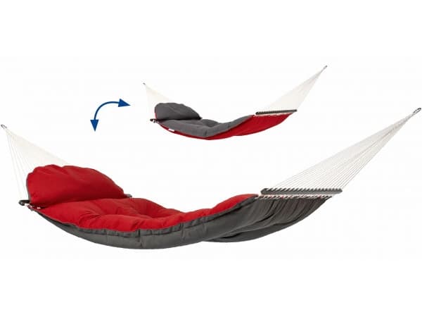Amazonas Fat Hammock Red AZ-1960015, Camping Hammock (red / grey)