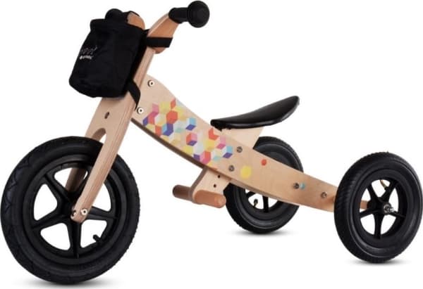Sun Baby Twist Plus wooden bike - Cubic Black Edition