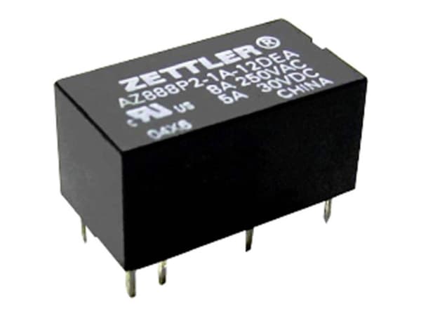Zettler Electronics AZ888-1A-12DE Printrelæ 12 V/DC 8 1 x sluttekontakt 1 stk