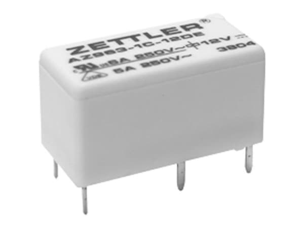 Zettler Electronics AZ963-1AE-5DE Printrelæ 5 V/DC 6 1 x sluttekontakt 1 stk