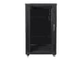 Miniatyrbilde 3 av 5: Lanberg - Rack skap - svart, RAL 9004 - 22U - 19"
