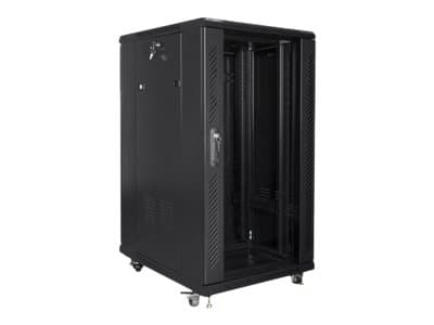 Lanberg - Rack skap - svart, RAL 9004 - 22U - 19"