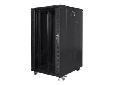 Lanberg - Rack skap - svart, RAL 9004 - 22U - 19"
