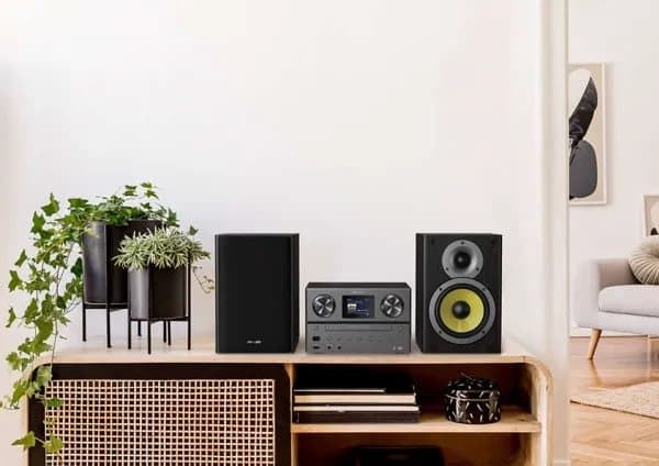 Philips | TAM8905/10 - Mikrosystem - DAB+/Bluetooth/CD/Spotify Connect - 2 x 50 Watt (Totalt) - Sort