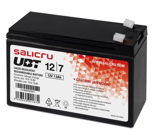 SALICRU UBT 12/7 - UPS-batteri - 1 x batteri - blysyre - 7 Ah