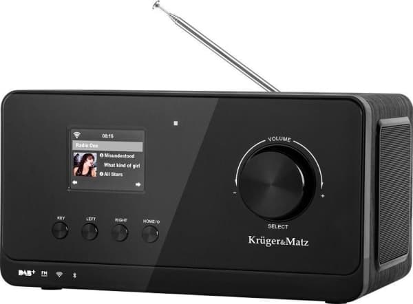 Krüger&Matz KM0816 radio Personligt Analog & digital Sort