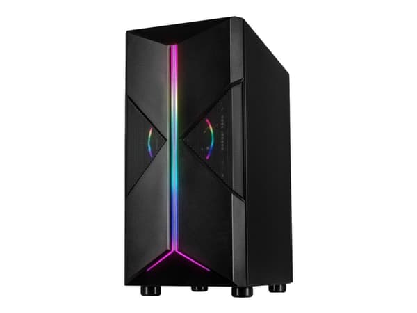 Inter-Tech IT-3306 CAVY, Tower, PC, Musta, ATX, ITX, mikro ATX, Akryyli, Multi musta