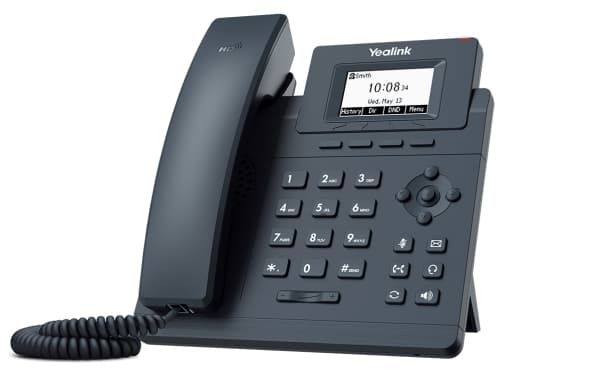 Yealink SIP-T30P - VoIP-telefon - 5-veis anropskapasitet - SIP, SIP v2, SRTP - klassisk grå