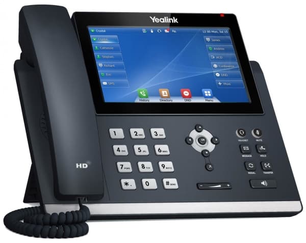 Yealink SIP-T48U, IP Phone, Harmaa, Johdollinen puhelin, 1000 entries, LED, 17,8 cm (7")