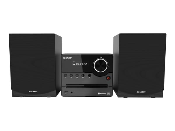 Sharp XL-B512 - Mikrosystem - 2 x 7.5 Watt - svart