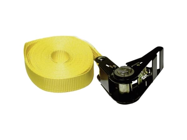 Kunzer ZG 6,0 Yksiosainen kiristyshihna Vetovoima LC-kiinnitys (yksittäinen/suora)=400 daN (pituus x leveys) 6 m x 25 mm Ratsain