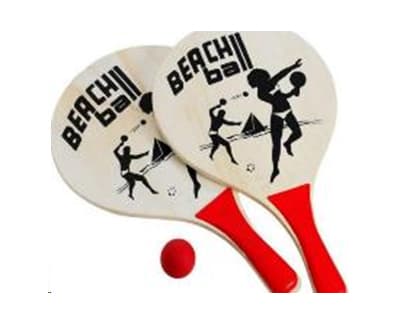 HOME It® strandtennis med bat og bold