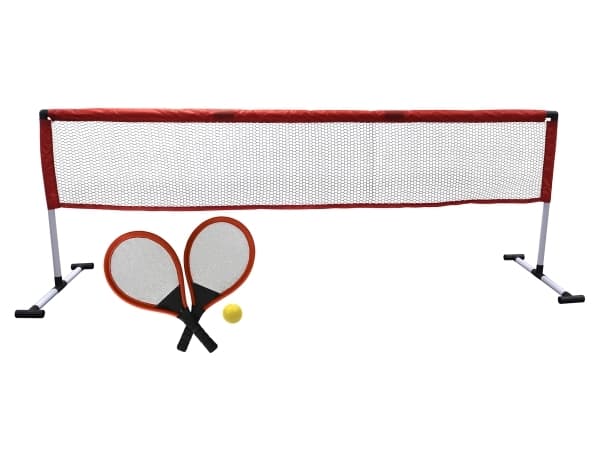 Play&gt;it® tennissæt med net, ketsjere, bold 205 × 72 cm