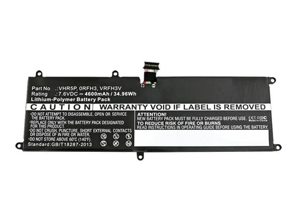 CoreParts - Batteri til bærbar PC - litiumpolymer - 4600 mAh - 35 Wh - svart - for Dell Latitude 5175 2-in-1, 5179