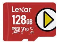Lexar PLAY - Flashminnekort - 128 GB - A1 / Video Class V10 / UHS-I U1 / Class10 - microSDXC UHS-I
