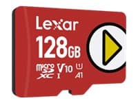 Lexar PLAY - Flashminnekort - 128 GB - A1 / Video Class V10 / UHS-I U1 / Class10 - microSDXC UHS-I