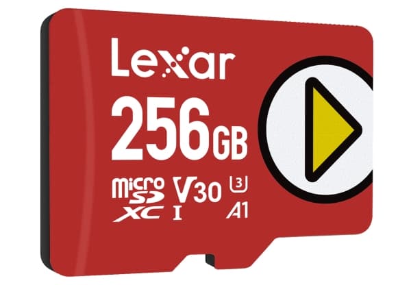 Lexar PLAY microSDXC UHS-I-kort, 256 GB, Klasse 10, UHS-I, 150 MB/s, Klasse 3 (U3), V30