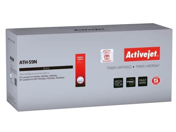 Activejet ATH-59N, 3000 sidor, Svart, 1 styck