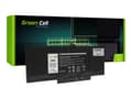 Miniatyrbilde 3 av 5: Green Cell - Batteri til bærbar PC (tilsvarer: Dell F3YGT) - litiumpolymer - 5800 mAh - 44 Wh - svart - for Dell Latitude 7280, 7290, 7380, 7390, 748