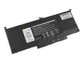 Miniatyrbilde 1 av 5: Green Cell - Batteri til bærbar PC (tilsvarer: Dell F3YGT) - litiumpolymer - 5800 mAh - 44 Wh - svart - for Dell Latitude 7280, 7290, 7380, 7390, 748