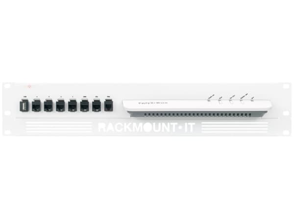 Rackmount.IT - Monteringssett for nettverksenhet - rackmonterbar - hvit, RAL 9003 - 1.3U - 19" - for AVM FRITZ!Box 6660 Cable, 6890 LTE, 7590