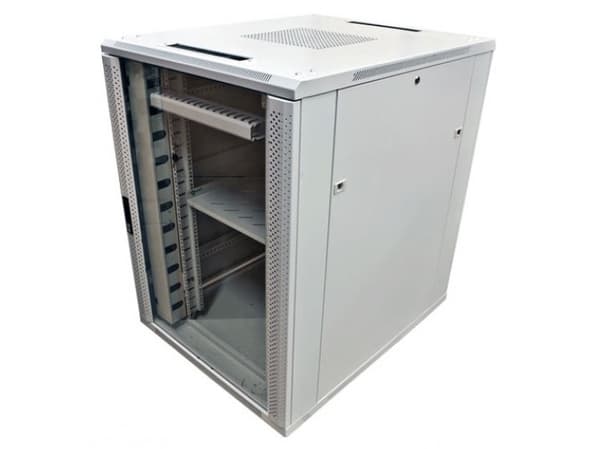 ALLNET 19Kaappi 42U B800T 800mm lasiovi vaaleanharmaa SNB-sarja