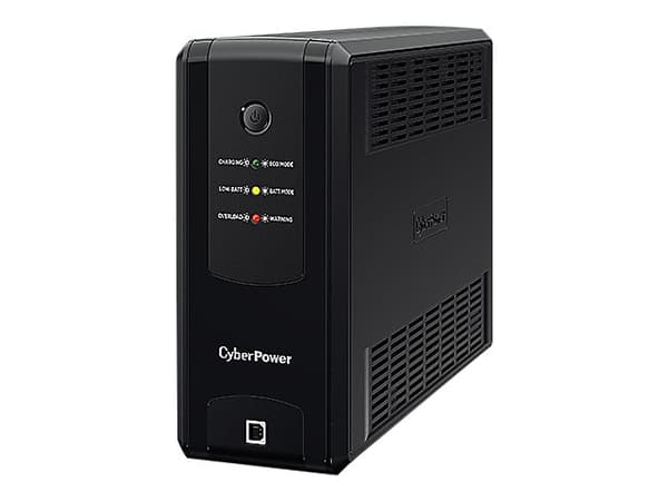 CyberPower UT Series UT1200EG - UPS - AC 230 V - 700 watt - 1200 VA - enkeltfase - USB - utgangskontakter: 4 - svart Sort